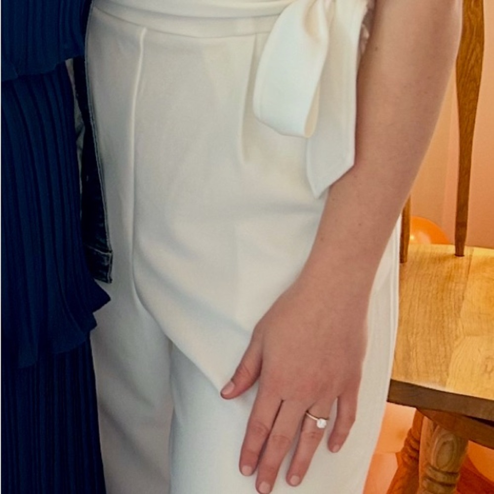 Elegant White Women's Jumpsuit